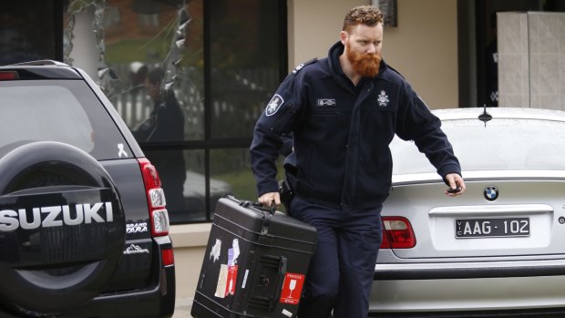 Terror raids in Melbourne in April.