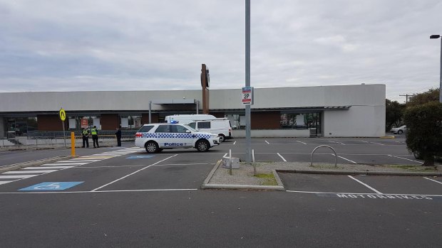 Police told people to "go as far as you can" from the supermarket when they were evacuated.