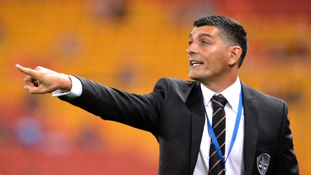 State passions: Roar coach John Aloisi is enjoying the mind games.