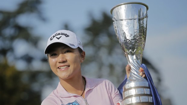 Clear of the pack: Lydia Ko of New Zealand.