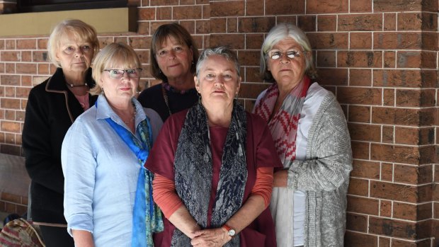 Mary Wallace's close friends Jo Ruppin, Pauline Biddle-Broadfoot, Lyn Bestic, Melissa Usher and Robyn Goozee attended the trial of her killer Robert John Adams.