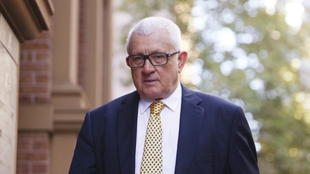 Ron Medich arrives at the Supreme Court on Thursday.