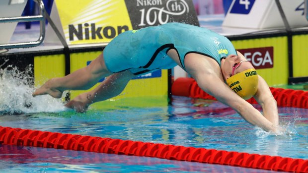Great white hope: Emily Seebohm is one of Australia's last hopes of a gold at the world championships.