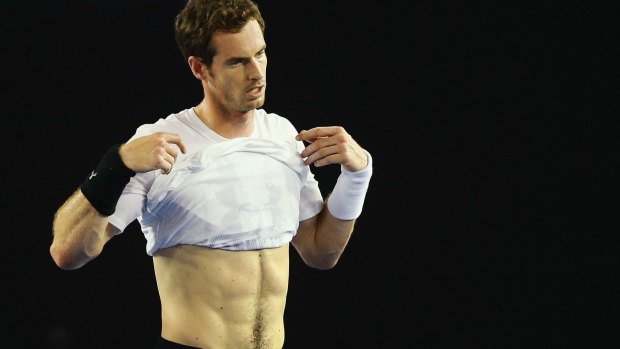 Fighting fit: Andy Murray.