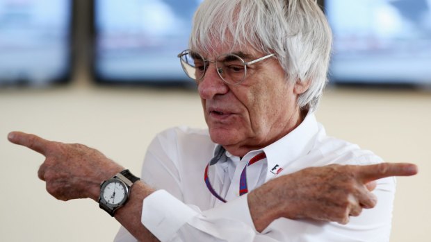"It can't be Nuerburgring because there's nobody there": F1 supremo Bernie Ecclestone.