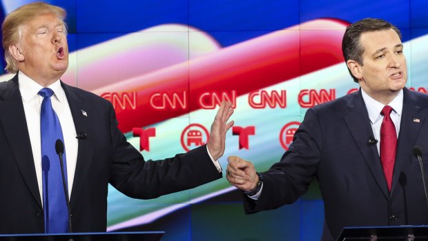 Donald Trump v Ted Cruz, a match-up many want to see.