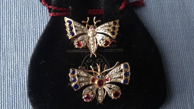Some of the stolen jewels from the collection of Sydney socialite Elizabeth Fox-Banos.