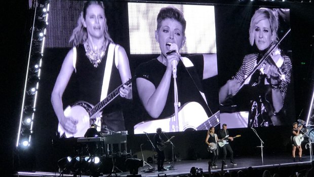 Dixie Chicks, shown here at the Brisbane Entertainment Centre, have come back with some of the verve of their peak years.