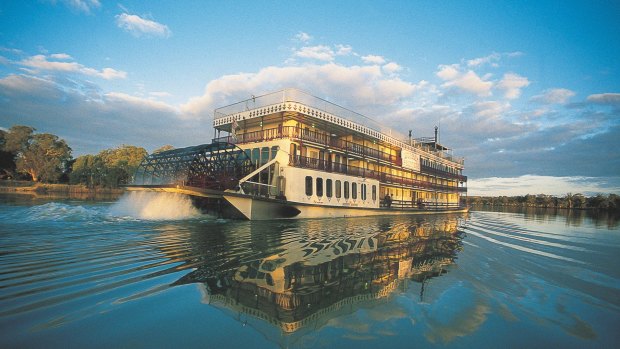 Captain Cook Cruises offers seven-night  cruises on the paddle-wheeler Murray Princess.