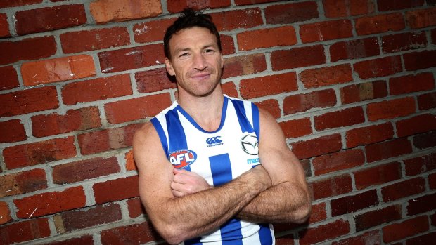 Loving his footy: North Melbourne stalwart Brent Harvey will play on in 2016.