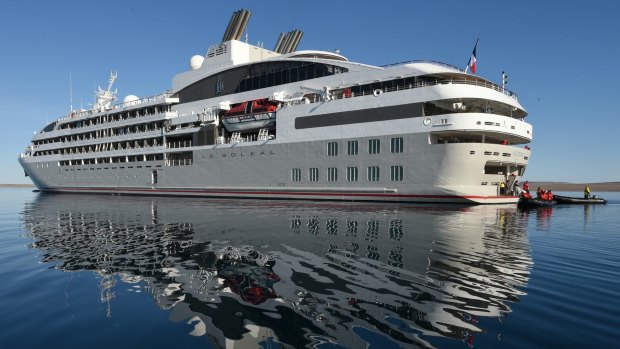 The itinerary will include travel on luxury trips such as the Ponant ship Le Soleal.