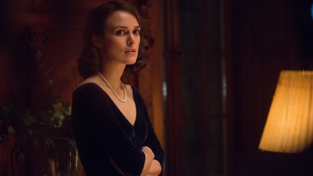 Keira Knightley defies rationing in an extraordinary collection of evening wear.