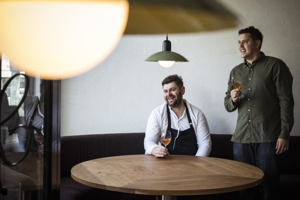 Chef Charley Snadden-Wilson and sommelier Lyndon Kubis are finally ready to light the fire at Clover Vin de Cave.