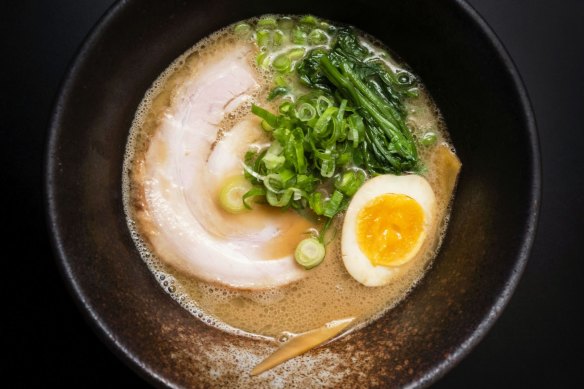 Pork shoyu ramen.