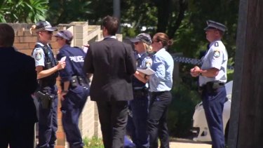 Officers were called to Wyndora Avenue in Freshwater about 1.15pm on Wednesday after reports that a body was located at the rear of a property. 