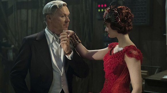 Michael Keaton and Eva Green in Tim Burton's live-action remake of Dumbo.