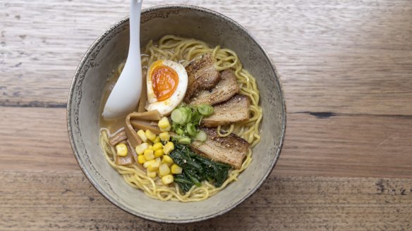 Chicken-broth ramen spiked with fish sauce.