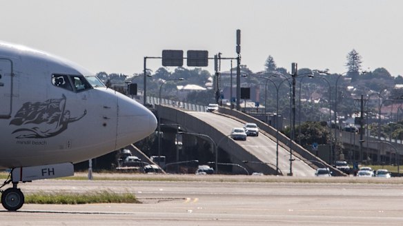Separate motorway links are planned from Sydney Airport's domestic and international terminals to the WestConnex tollroad.