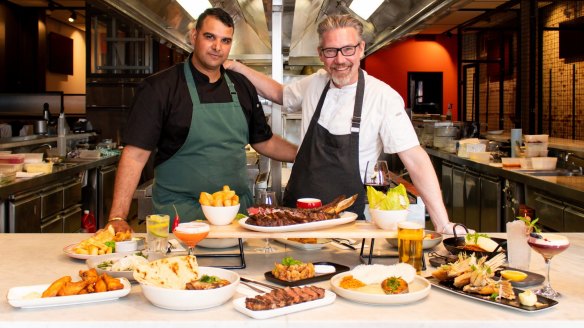 Head chef Vikram Singh and executive chef Sunny Gilbert.