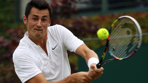 Bernard Tomic bombed out in the first round at Wimbledon this year.