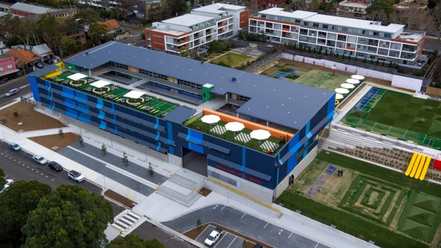 Anzac Park Public School, a new primary school in Cammeray, which officially opened on Wednesday.