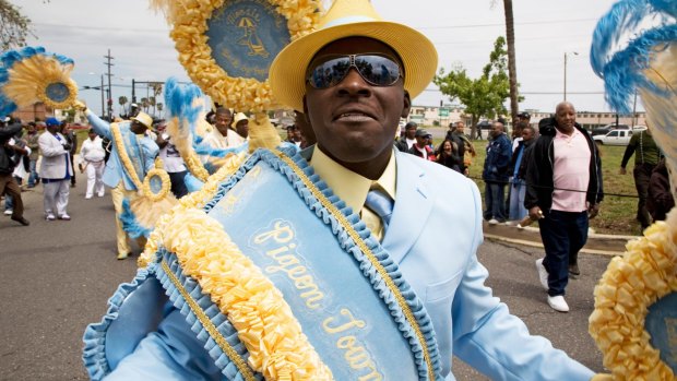 New Orleans Second Line Parade.