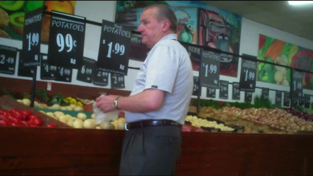 Tony Madafferi in his Noble Park store, where police visited him in June 2015.