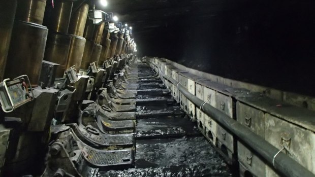 Centennial Mine's longwall coal operations in the Blue Mountains.