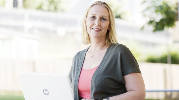 Diana Holwerda at her home in Collaroy where she works 