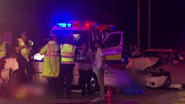 A couple in thier 50s died in a high speed head-on crash on the Gold Coast Highway on Sunday.