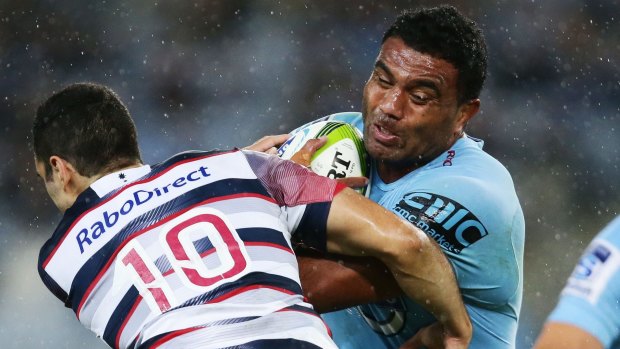 Heavy hitter:  Wycliff Palu came off the bench for the Waratahs last week.