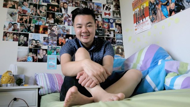Desire for change: Alex Taylor wants to use his experiences to talk to young people about gender and sexuality. 