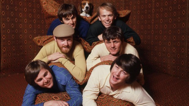 The Beach Boys were part of the gift of surf culture from the US: (clockwise from top left) Dennis Wilson, Al Jardine, Bruce Johnston, Brian Wilson, Carl Wilson and Mike Love.