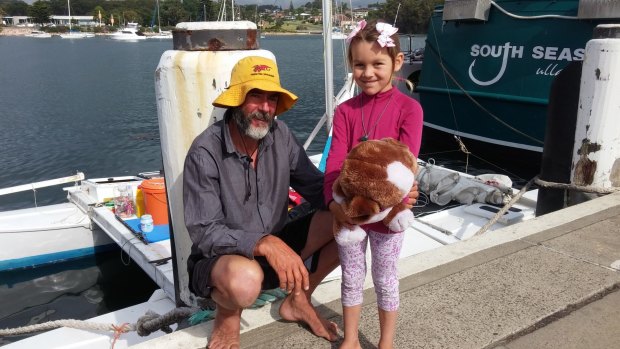 Alan Langdon and daughter Que who went missing and were found in Ulladulla.