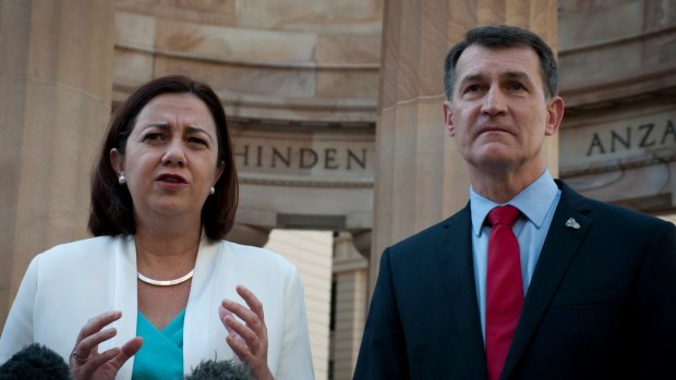 Premier Annastacia Palaszczuk and Lord Mayor Graham Quirk have traded blows over the Brisbane Metro.