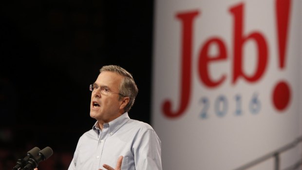 Jeb Bush cast a wide net for voters in his campaign kick-off speech in Florida..