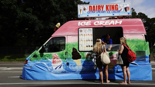 Not so cool: If you want to beat the heat, there are better things to eat than ice cream.