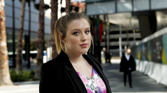 Micaela Abbott spoke to medical students at AMSA's national conference about her sister Chloe Abbott's death.