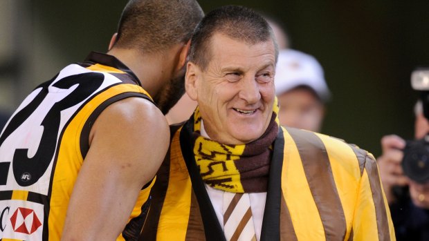 Back as Hawthorn president: Jeff Kennett says the Hawks' impact on Tasmania has been significant.