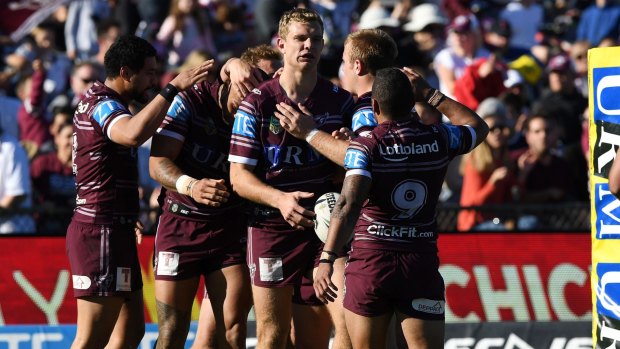 Manly Sea Eagles were in danger of dropping out of the top eight before their stirring win against the Roosters on Sunday.