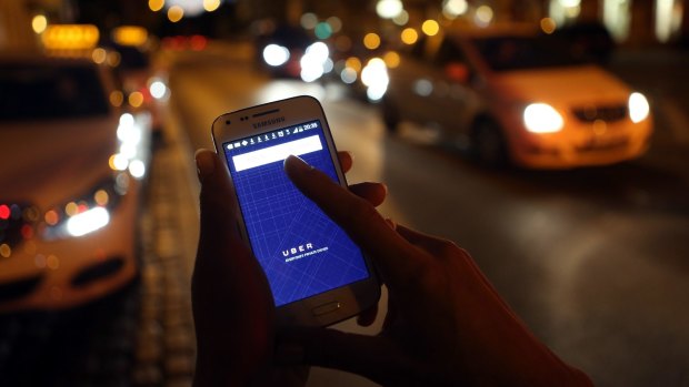 The war between taxis and ride sharing services erupted into violence this week.