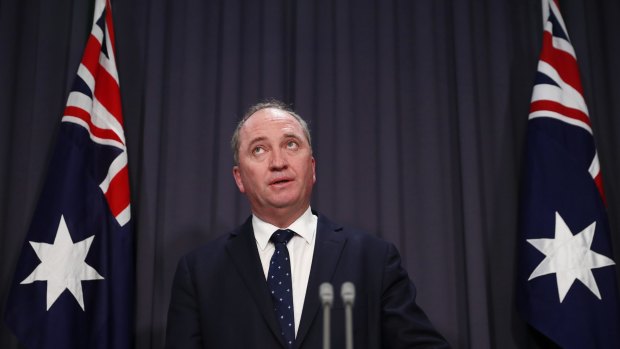 Critics have argued Barnaby Joyce should be relieved of the water resources portfolio.
