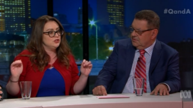 Badham and Price shared a tense exchange over domestic violence.