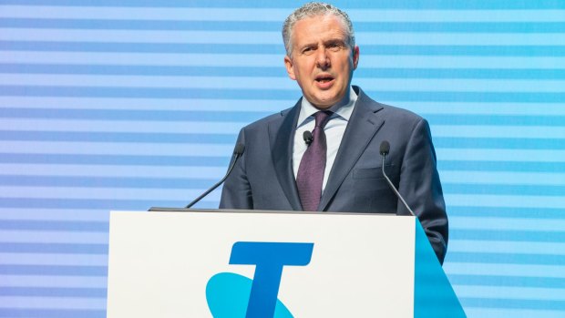 Telstra CEO Andrew Penn has posted an unexpected fall in earnings in the December half.