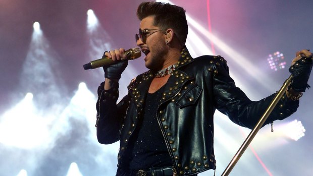 Adam Lambert: on stage with Queen.