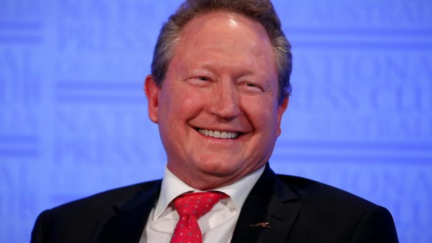 Australian philanthropist and mining magnate Andrew Forrest.