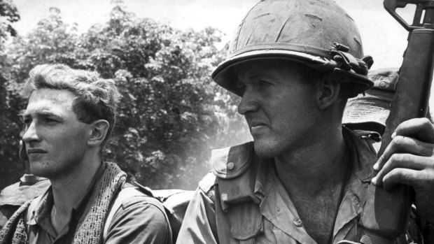 An Australian soldier in Vietnam around 1966.