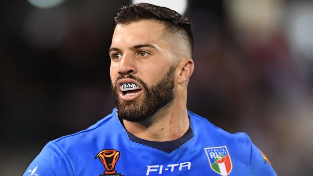 Right stuff: James Tedesco, in Italian colours at the World Cup, says Brad Fittler can be successful with the Blues.