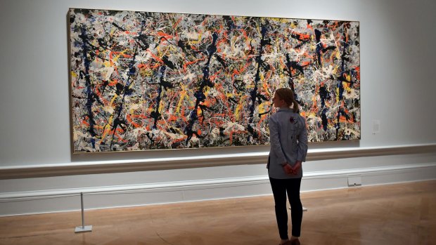 Jackson Pollock's Blue Poles is currently on loan to the Royal Academy of Arts in London.