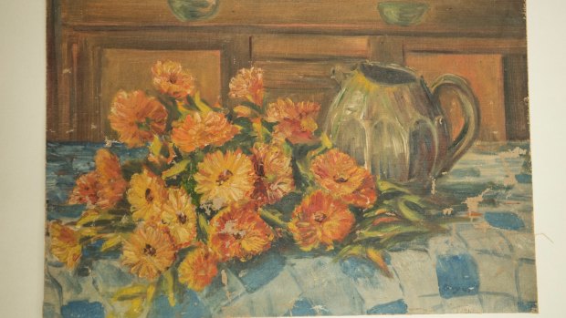 The painting by renowned Australian artist Margaret Olley was discovered at a car boot sale for $20.